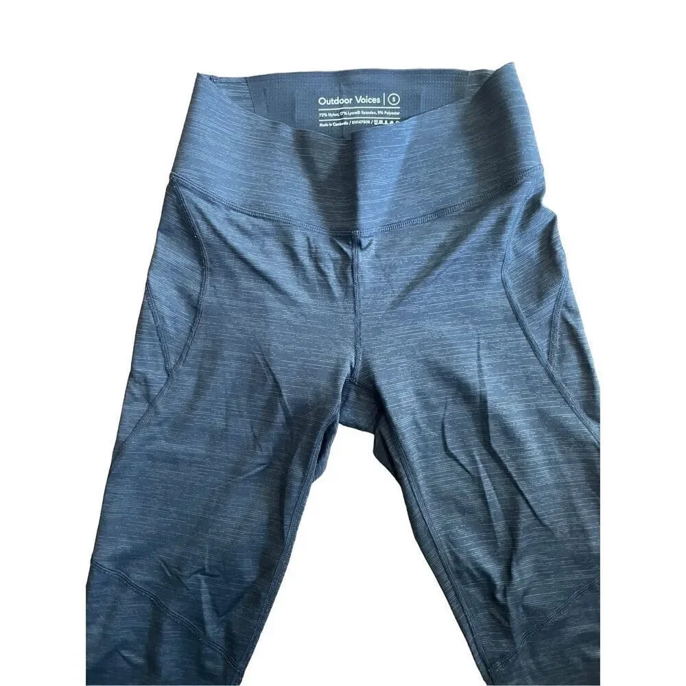 Outdoor Voices‎ dark gray women’s athletic leggings sz S